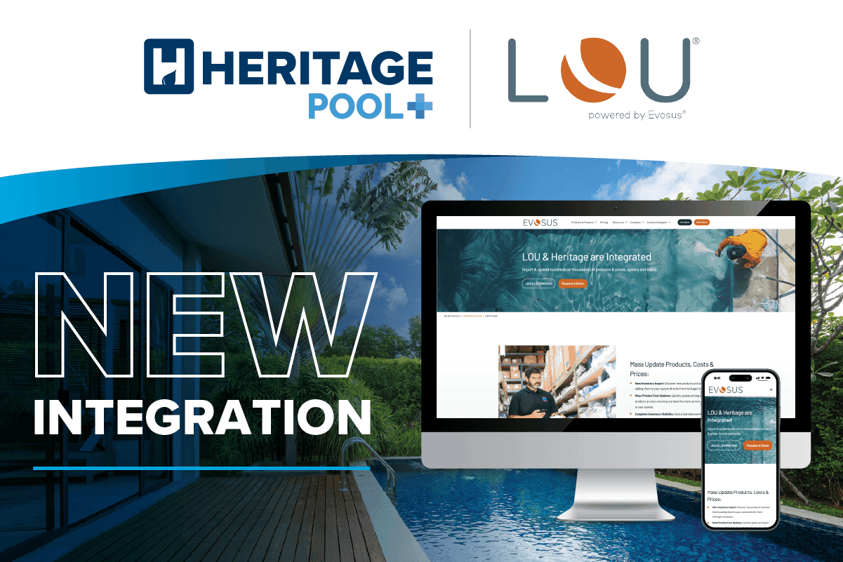 Heritage Pool Supply Group Teams Up with LOU® to Simplify Pool & Spa Business Operations