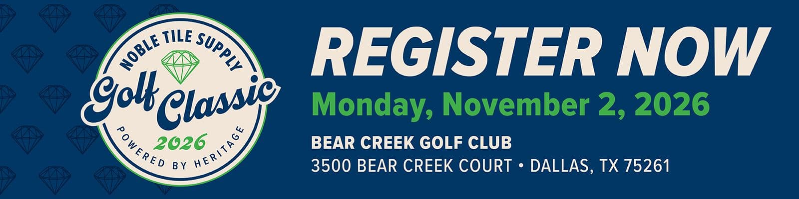 Noble Tile & Heritage Pool Supply 2026 Golf Classic!